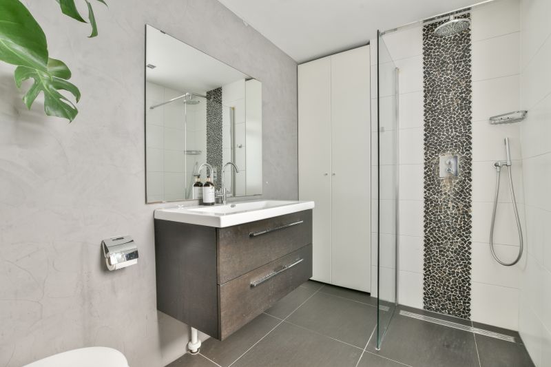 Completed Bathroom with Modern Fixtures